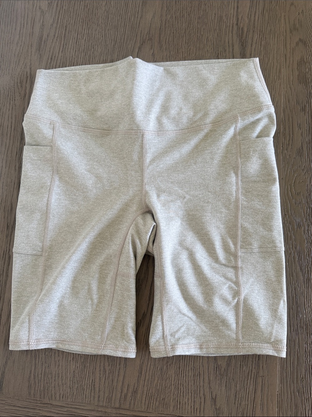 NWOT Women's Maternity Bike Shorts in Gray
